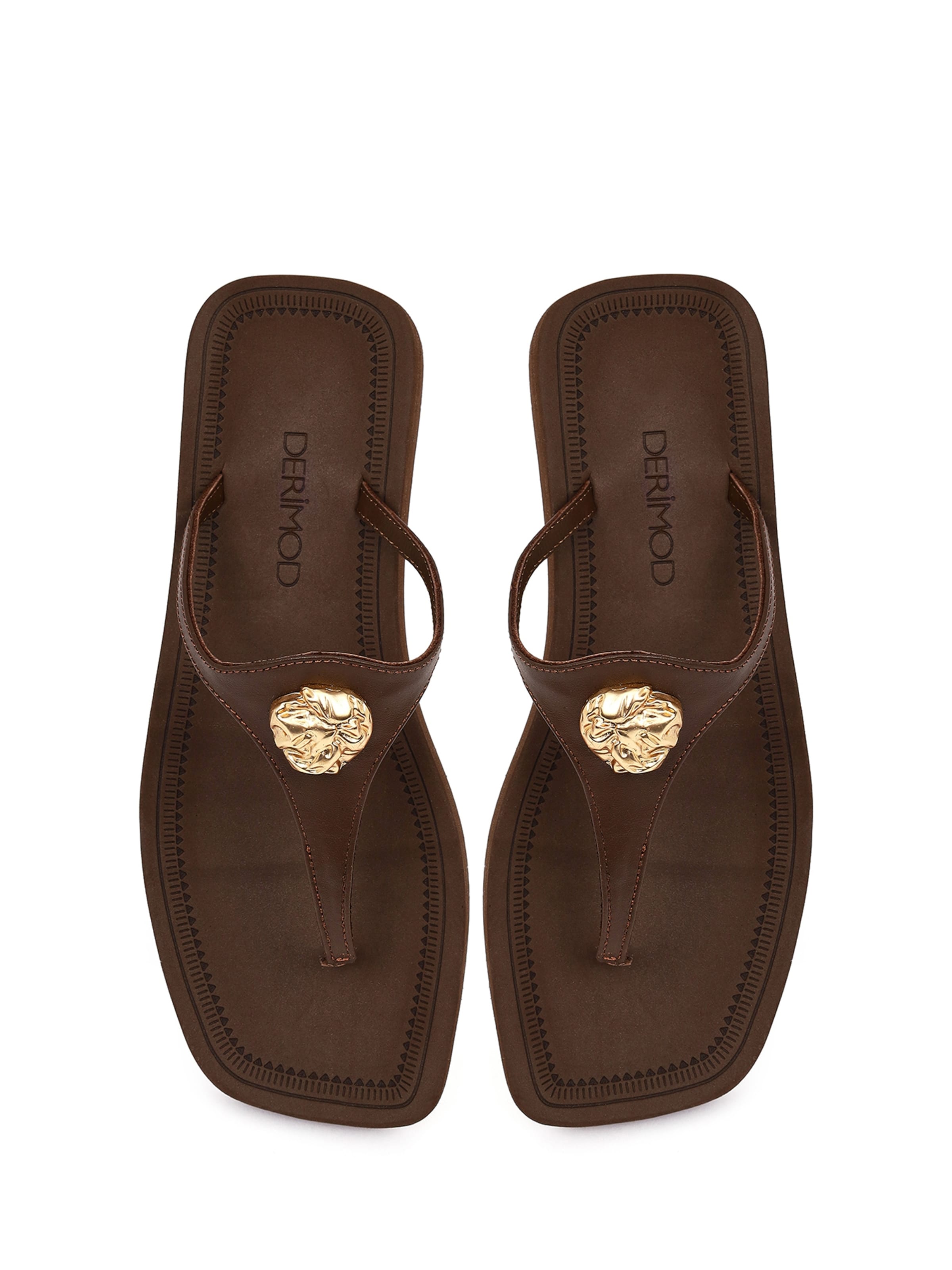 Derimod Teenslipper in Bruin