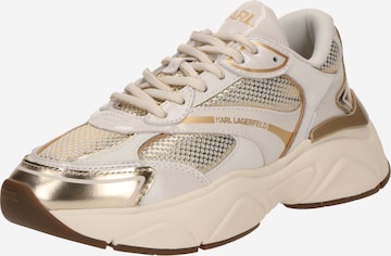 Sneaker low 'KOMET' de la Karl Lagerfeld pe auriu: față