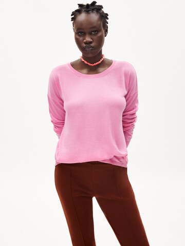 ARMEDANGELS Sweater 'Larni' in Pink: front