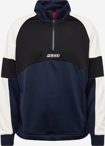 HUGO Red Sweatshirt 'Dahito' in Blauw: voorkant