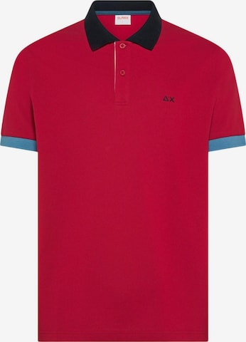 T-Shirt 'SUN68 POLO 3 COLOR WAY S/S POLO' SUN68 en rouge : devant