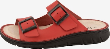 Finn Comfort Muiltjes 'Cayman-S' in Rood: voorkant