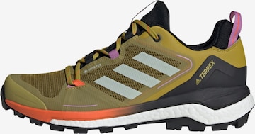 adidas Terrex Athletic Shoes 'Skychaser' in Green: front