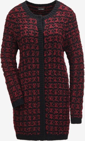 Goldner Knit Cardigan in Red: front