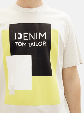 T-Shirt TOM TAILOR DENIM en beige