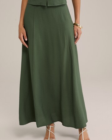 Jupe WE Fashion en vert : devant
