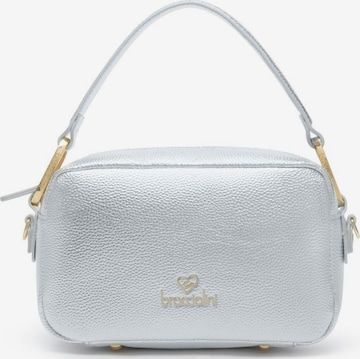 Borsa a tracolla 'Jinny' di Braccialini in argento: frontale