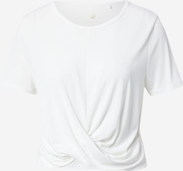 T-shirt fonctionnel 'Diamy' Athlecia en blanc : devant