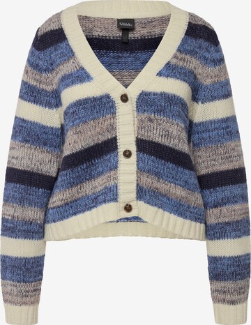 Ulla Popken Knit Cardigan in Blue: front