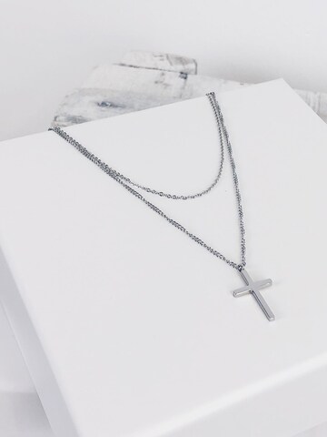 Hey Happiness Halsband 'Faith' i silver