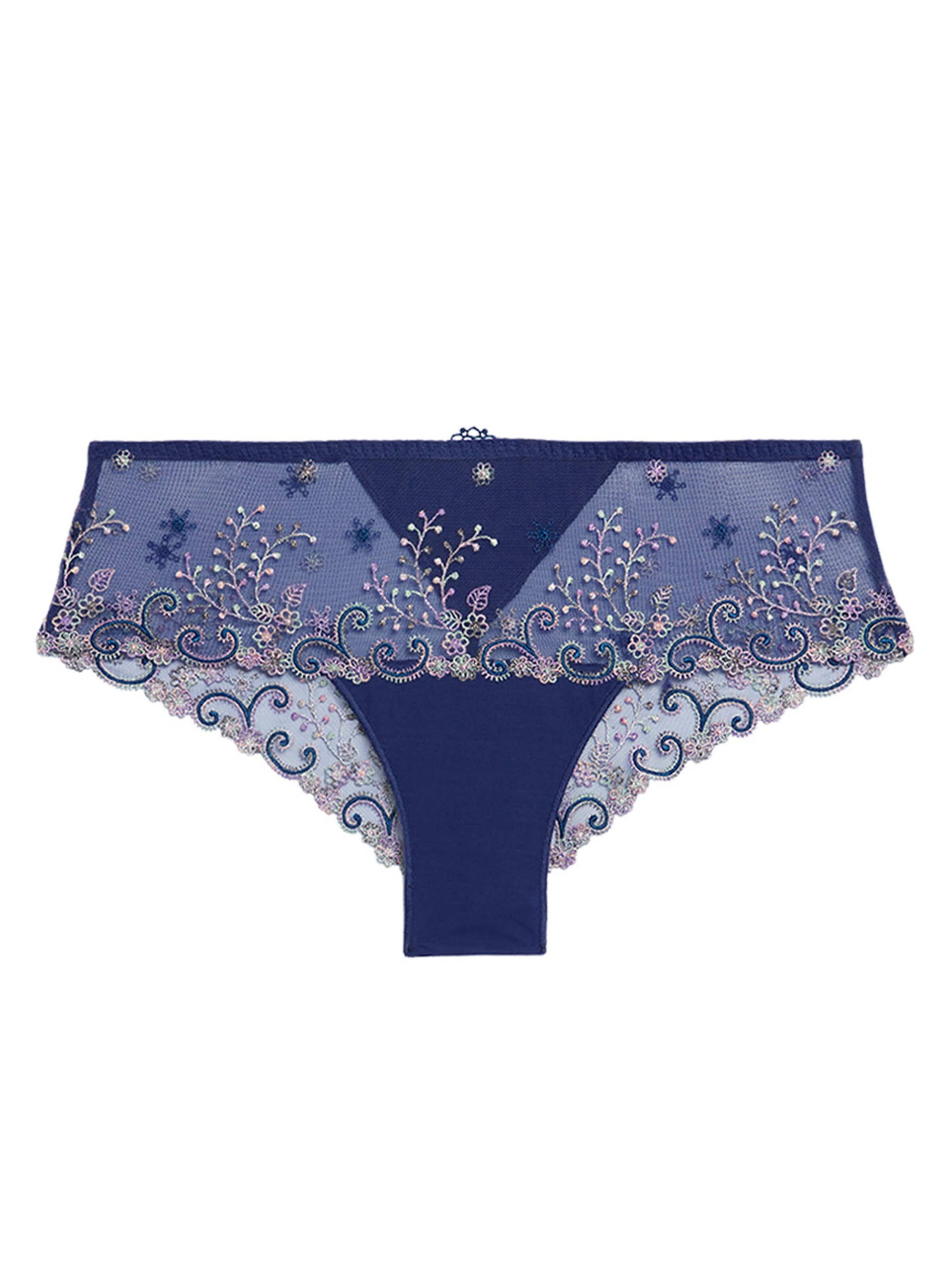 Simone Perele Panty 'Délice' in Blue: front