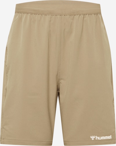 Hummel Shorts 'Torin' in khaki / weiß, Produktansicht