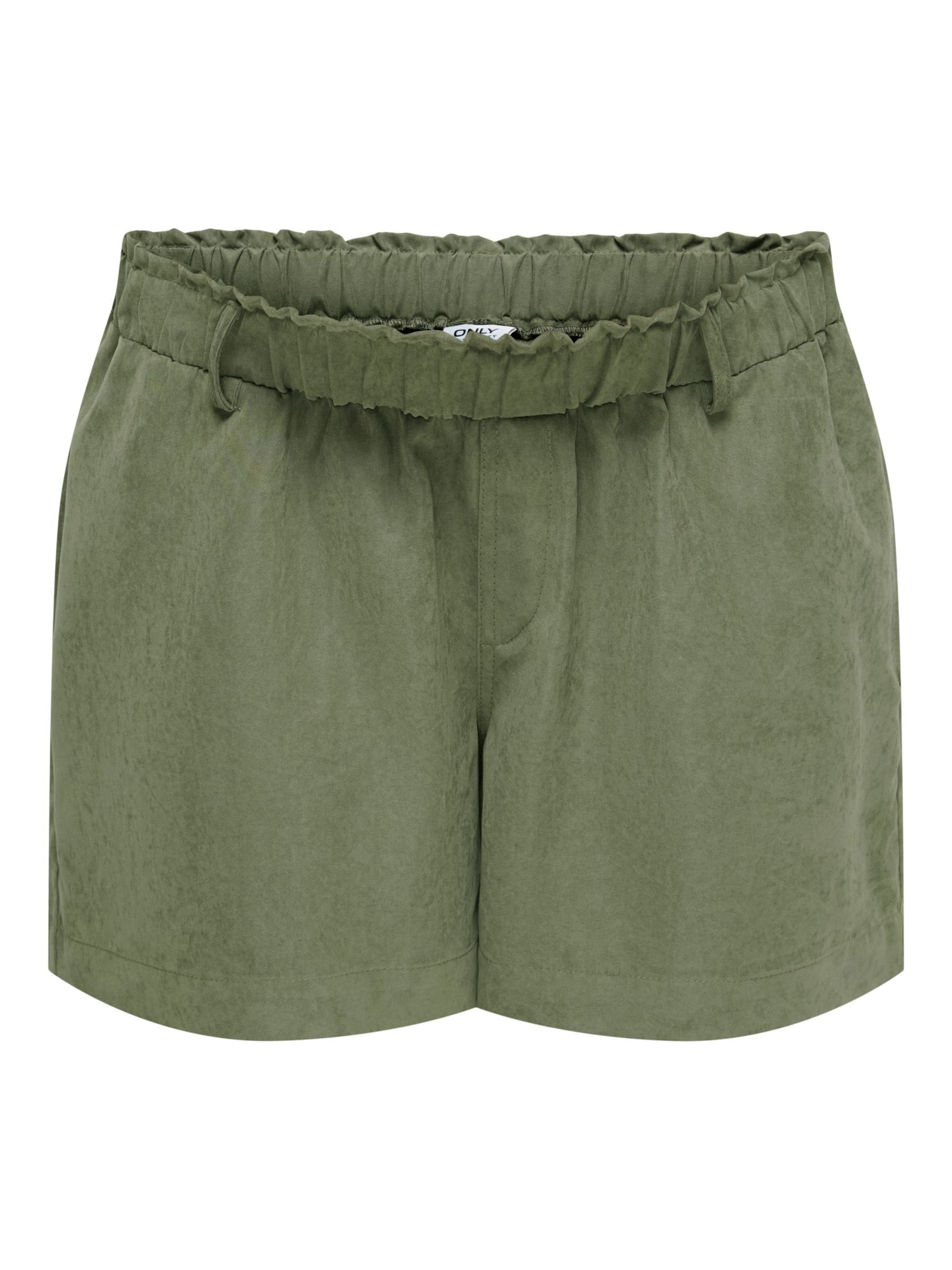 Only Maternity Regular Broek in Groen: voorkant