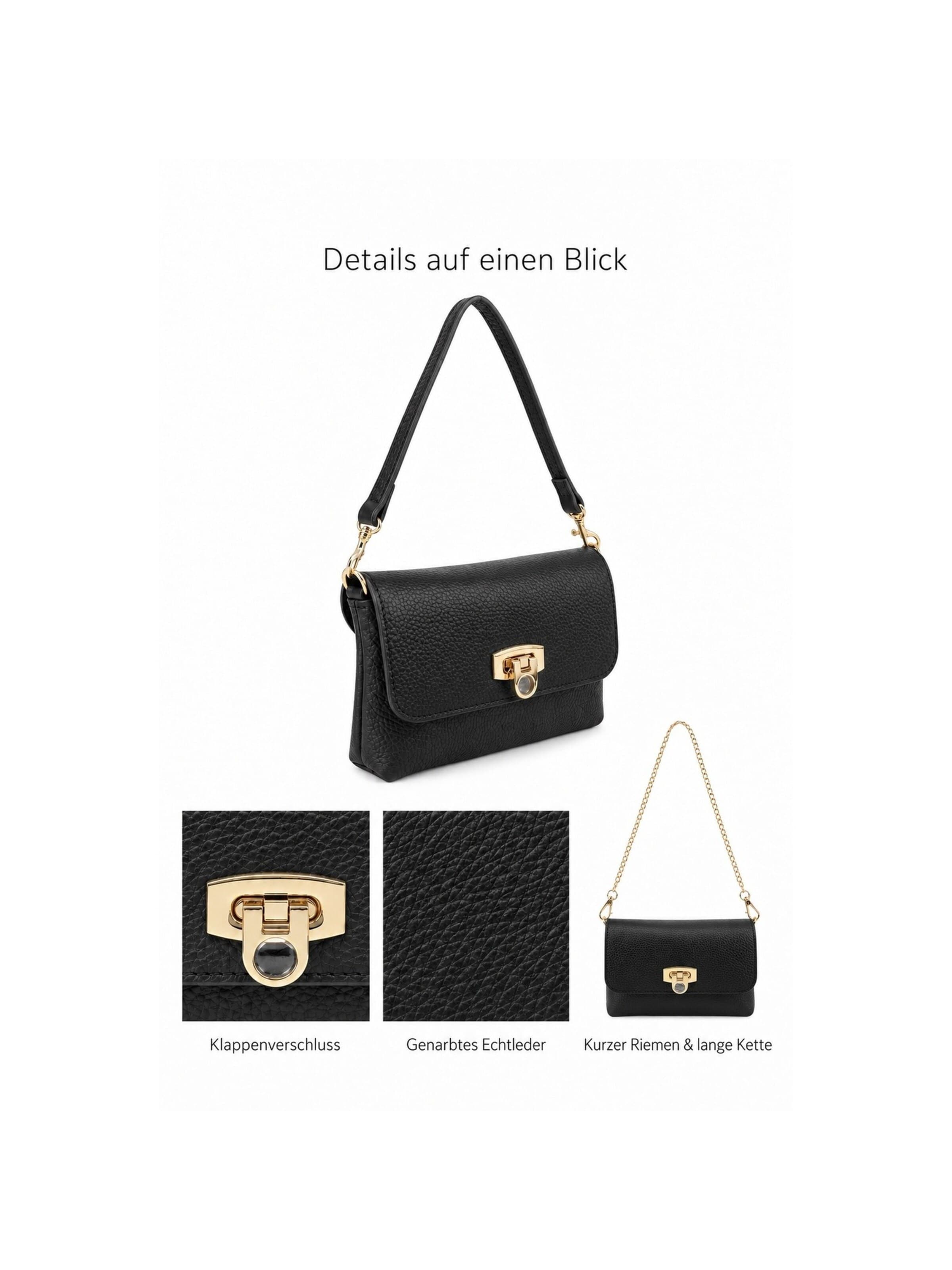 Sac bandoulière 'Alessa' Brise en noir