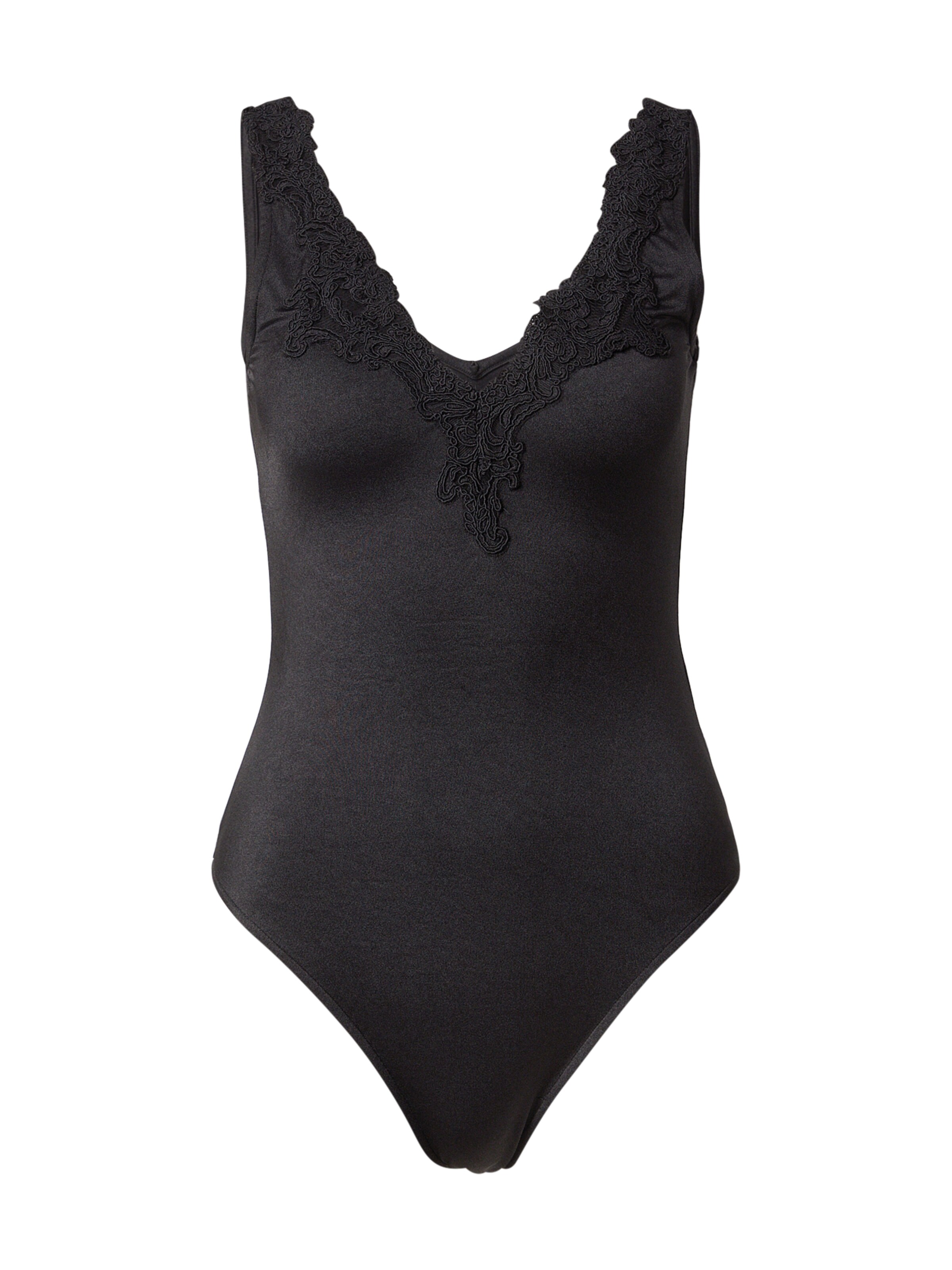 Tricou body 'Maithe' de la ABOUT YOU pe negru: față