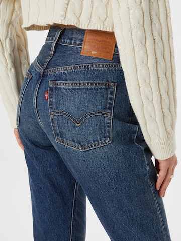 LEVI'S ® Slimfit Jeans '501® Levi's® Original 150th Birthday Selvedge' i blå