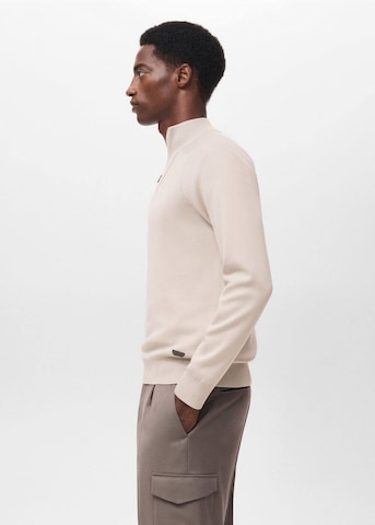 MANGO MAN Trui 'Casperp' in Beige
