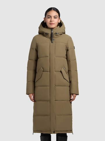 Cappotto invernale 'Cami' di khujo in verde: frontale