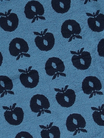 Serviette 'Apfel' Småfolk en bleu