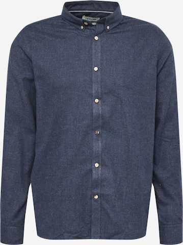 !Solid Regular fit Button Up Shirt 'Pete' in Blue: front