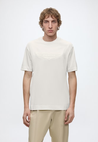 T-Shirt 'C-Taut 180_AM' BOSS en blanc : devant