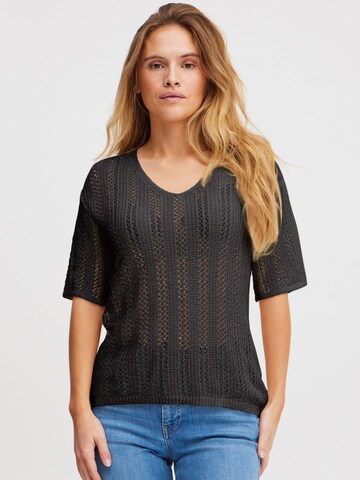 Pull-over 'Reese' PULZ Jeans en noir : devant
