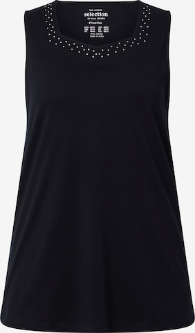 Ulla Popken Top in Black: front