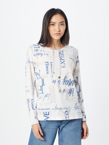 Key Largo Sweatshirt in Wit: voorkant