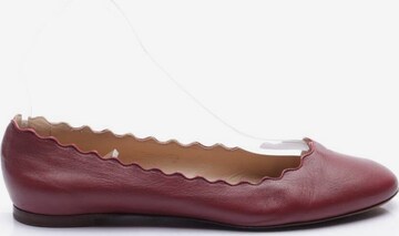 Chloé Halbschuhe 36,5 in Rot: predná strana