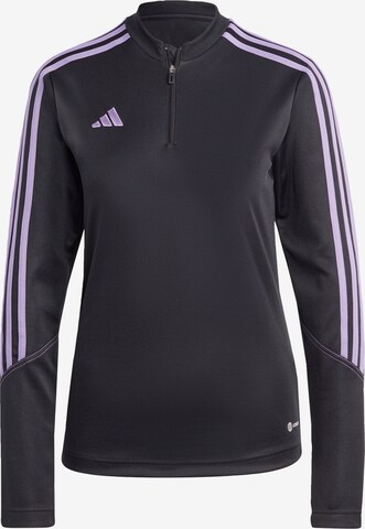 ADIDAS PERFORMANCE Sportshirt 'Tiro' in Schwarz: predná strana