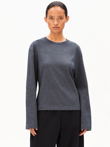 ARMEDANGELS Longsleeve UN-WASTED in Grau: Vorderseite