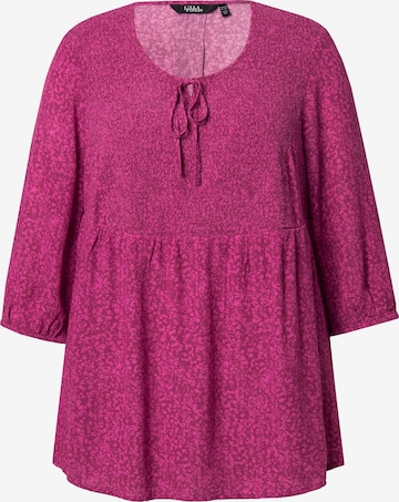Ulla Popken Bluse in Pink: Vorderseite