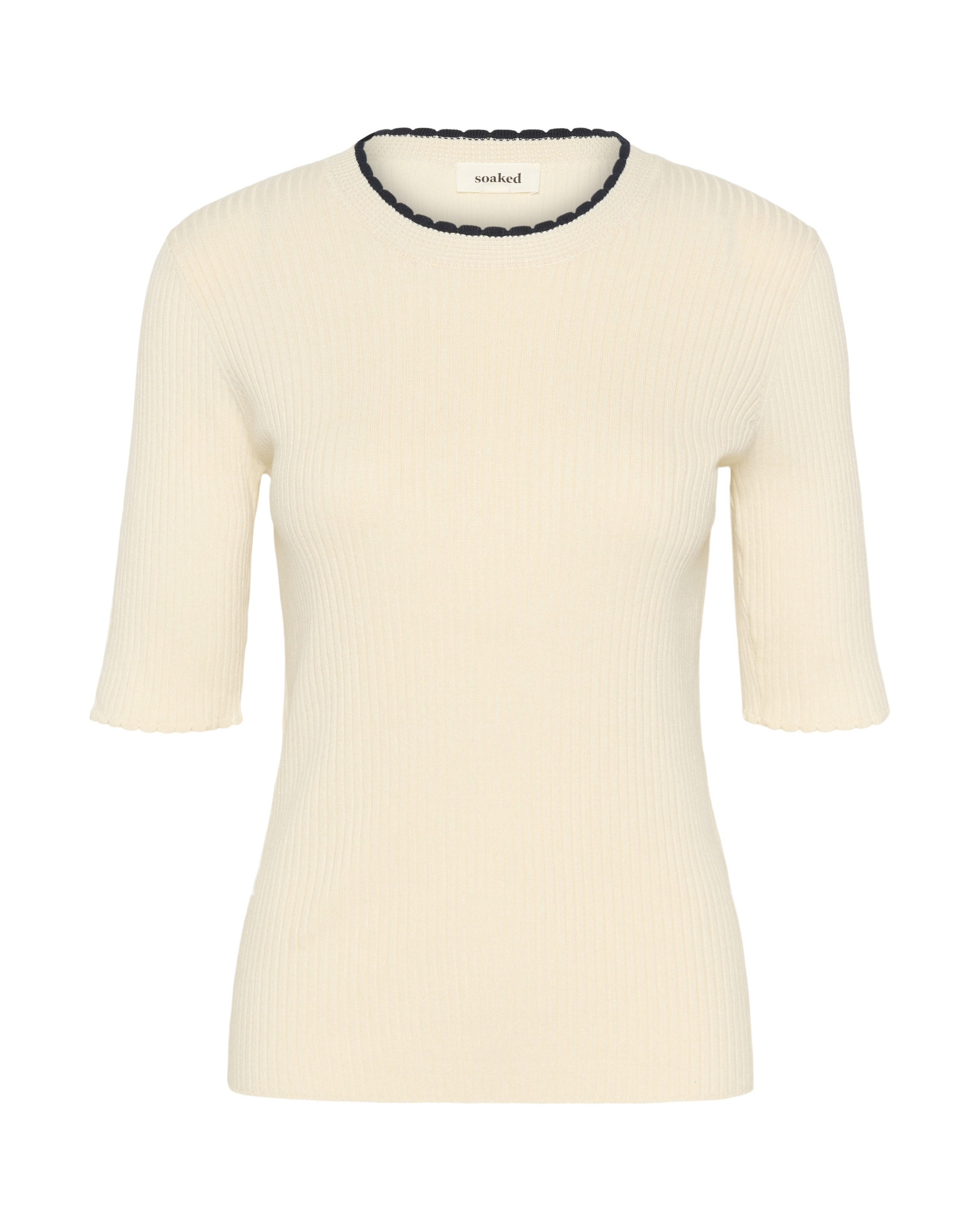 SOAKED IN LUXURY Pullover 'SLLysandra' in Beige: Vorderseite