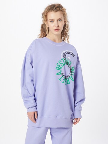 ADIDAS BY STELLA MCCARTNEY Athletic Sweatshirt in Purple: front