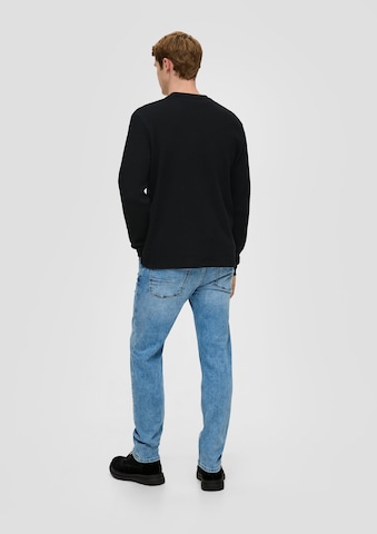 s.Oliver Sweatshirt in Schwarz