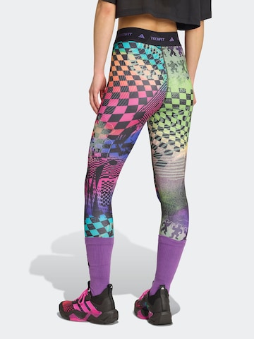 ADIDAS PERFORMANCE - Skinny Pantalón deportivo en Mezcla de colores
