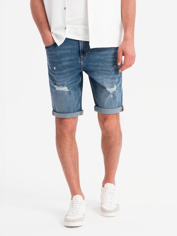 Ombre Jeans in Blau: Vorderseite