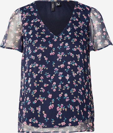 VERO MODA - Blusa 'SMILLA' en azul: frente