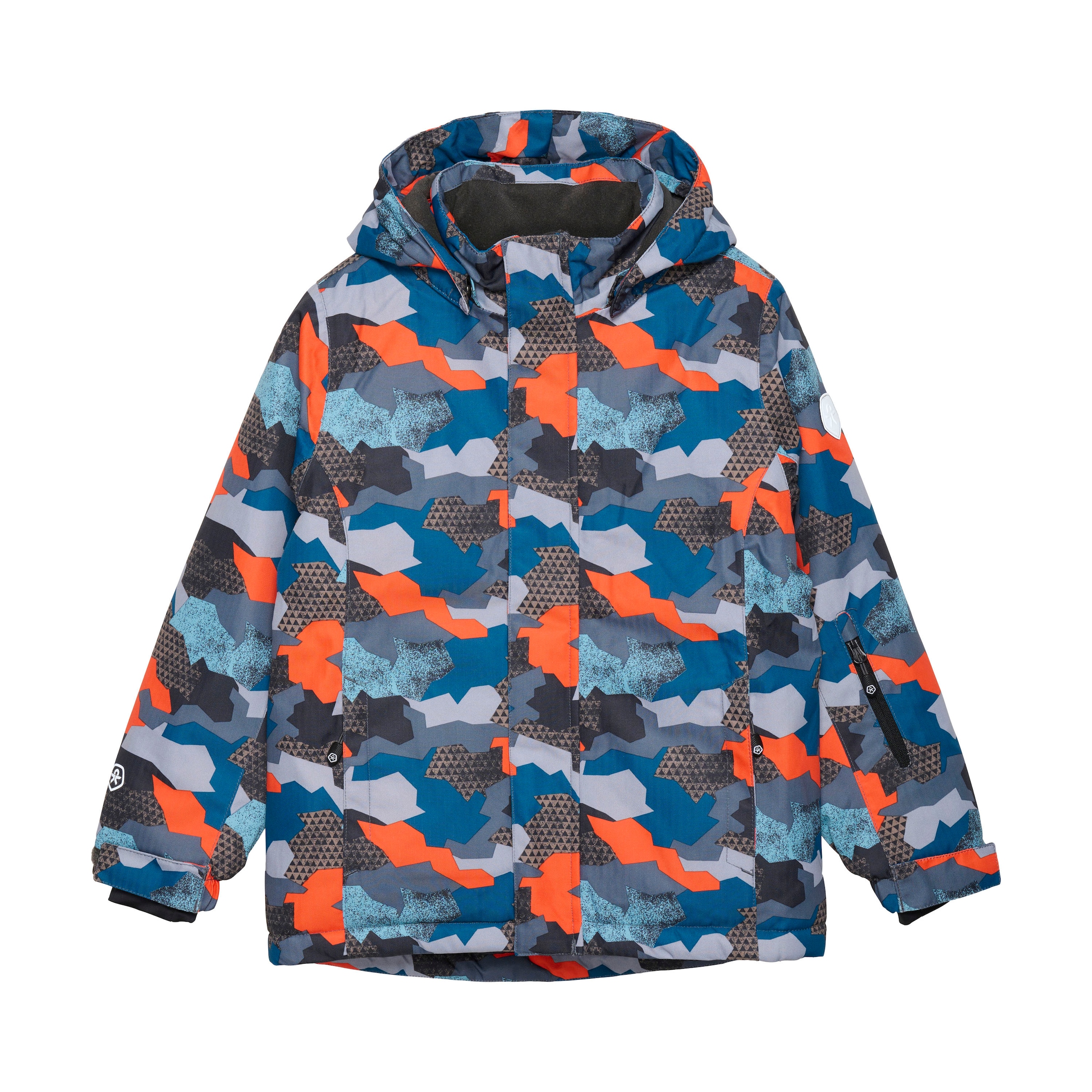 Veste de sport 'Coski Aop' COLOR KIDS en bleu : devant