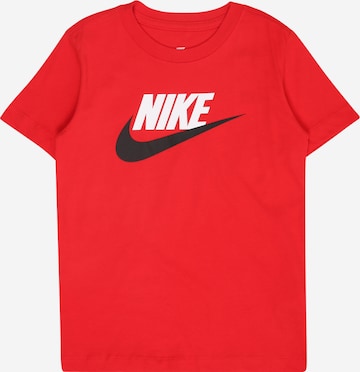 raudona Nike Sportswear Marškinėliai 'FUTURA HBR': priekis