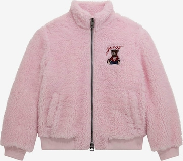 GUESS Sweatjacke in Pink: predná strana