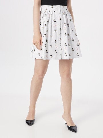 Karl Lagerfeld Skirt 'Disney' in White: front