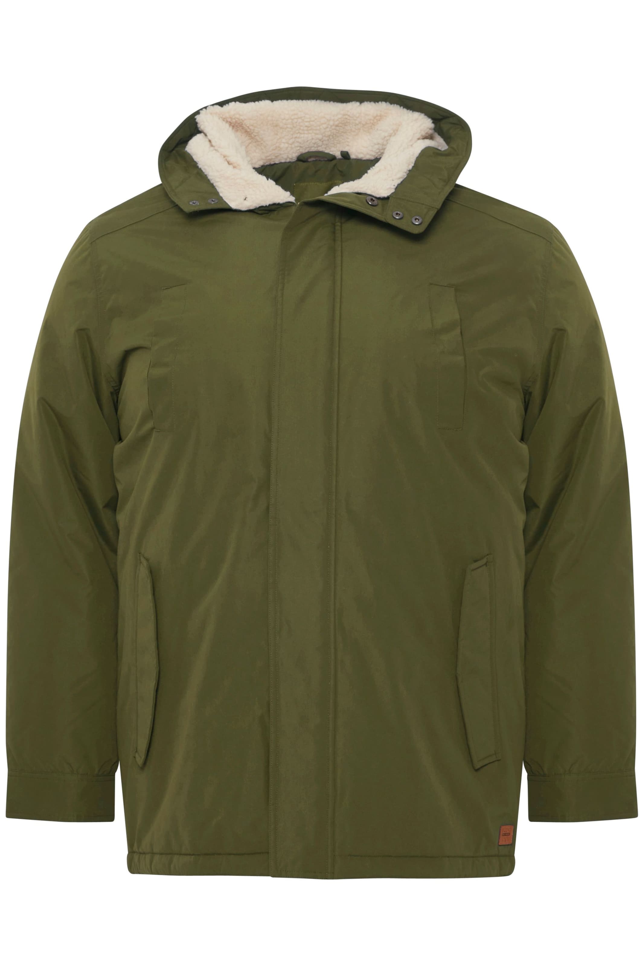 BLEND - Parka meia-estação 'Sergius' em verde: frente