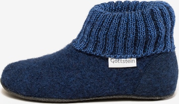 Gottstein Hausschuh 'Hüttenschuhe Alpine Boot FE' in Blau: Vorderseite