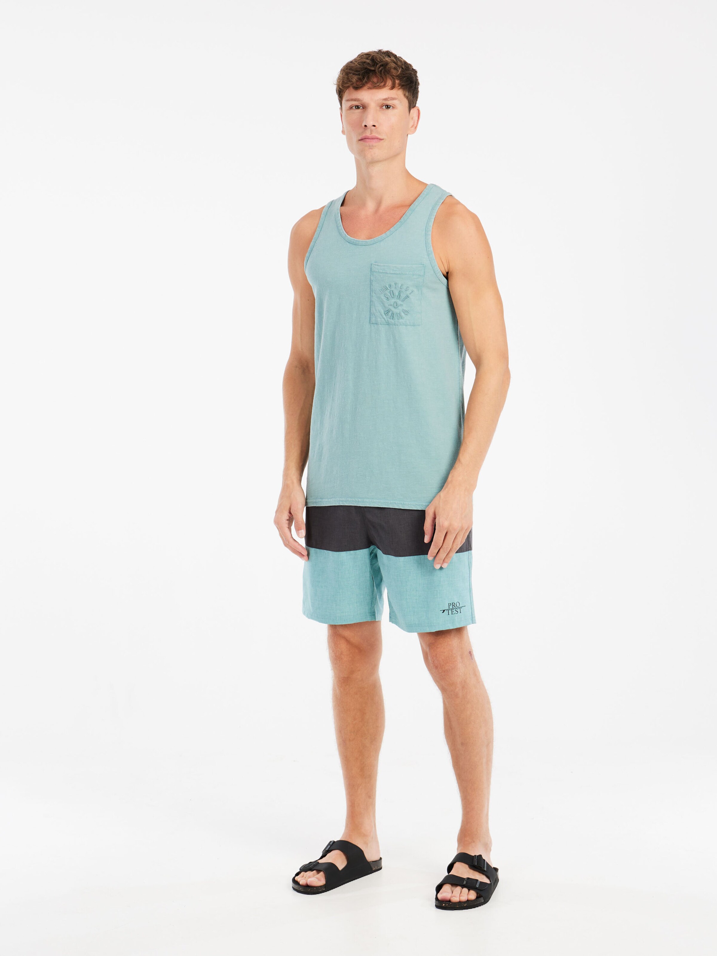 PROTEST Shirt 'PRTZach'‌‌ in Grün