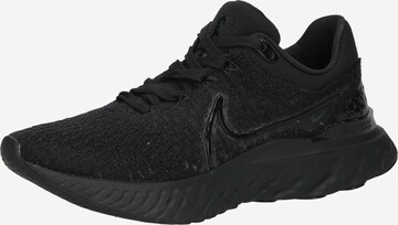 NIKE Loopschoen 'React Infinity Run Flyknit 3' in Zwart: voorkant