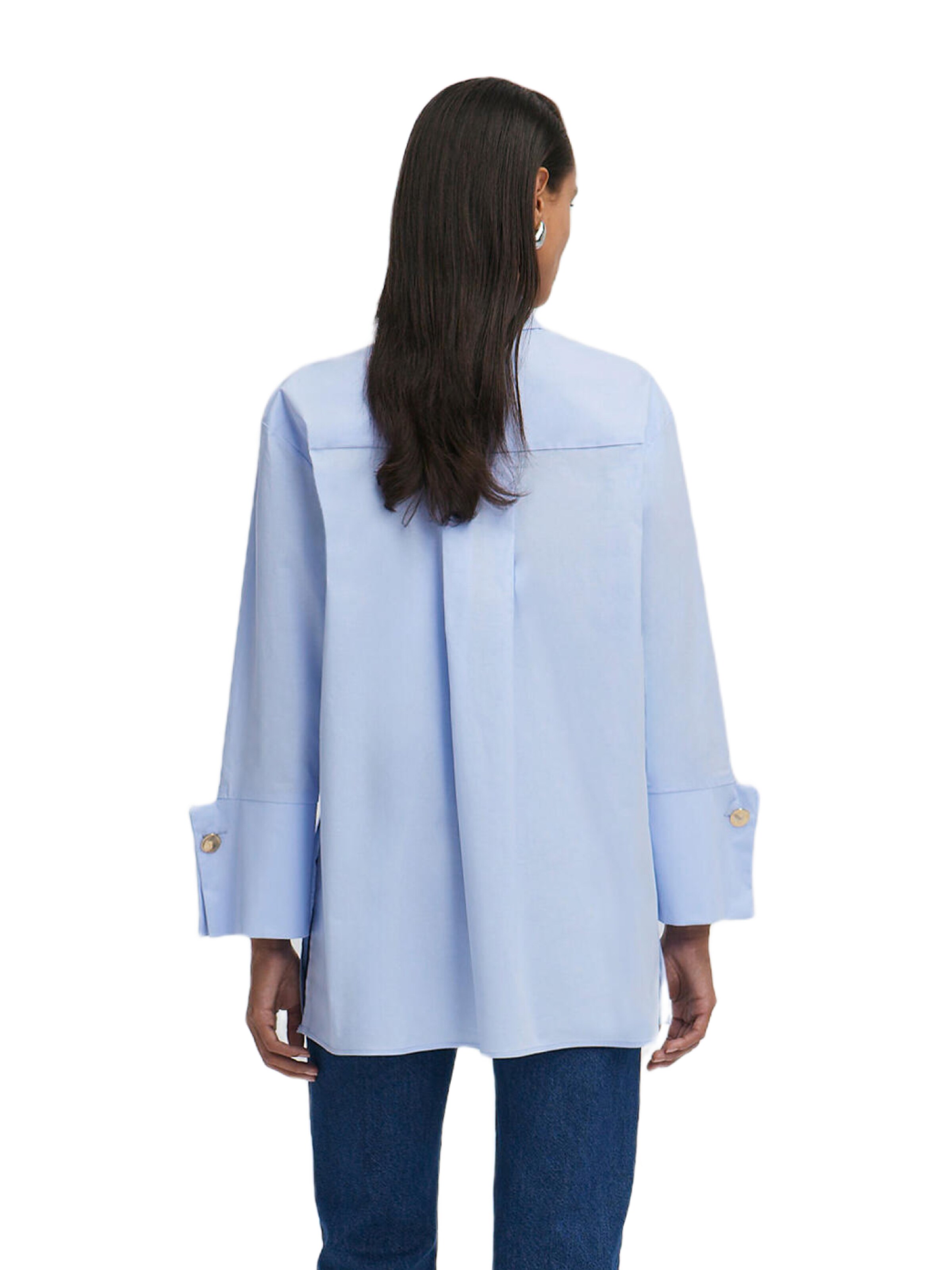 Touche Prive Klederdracht shirt in Blauw
