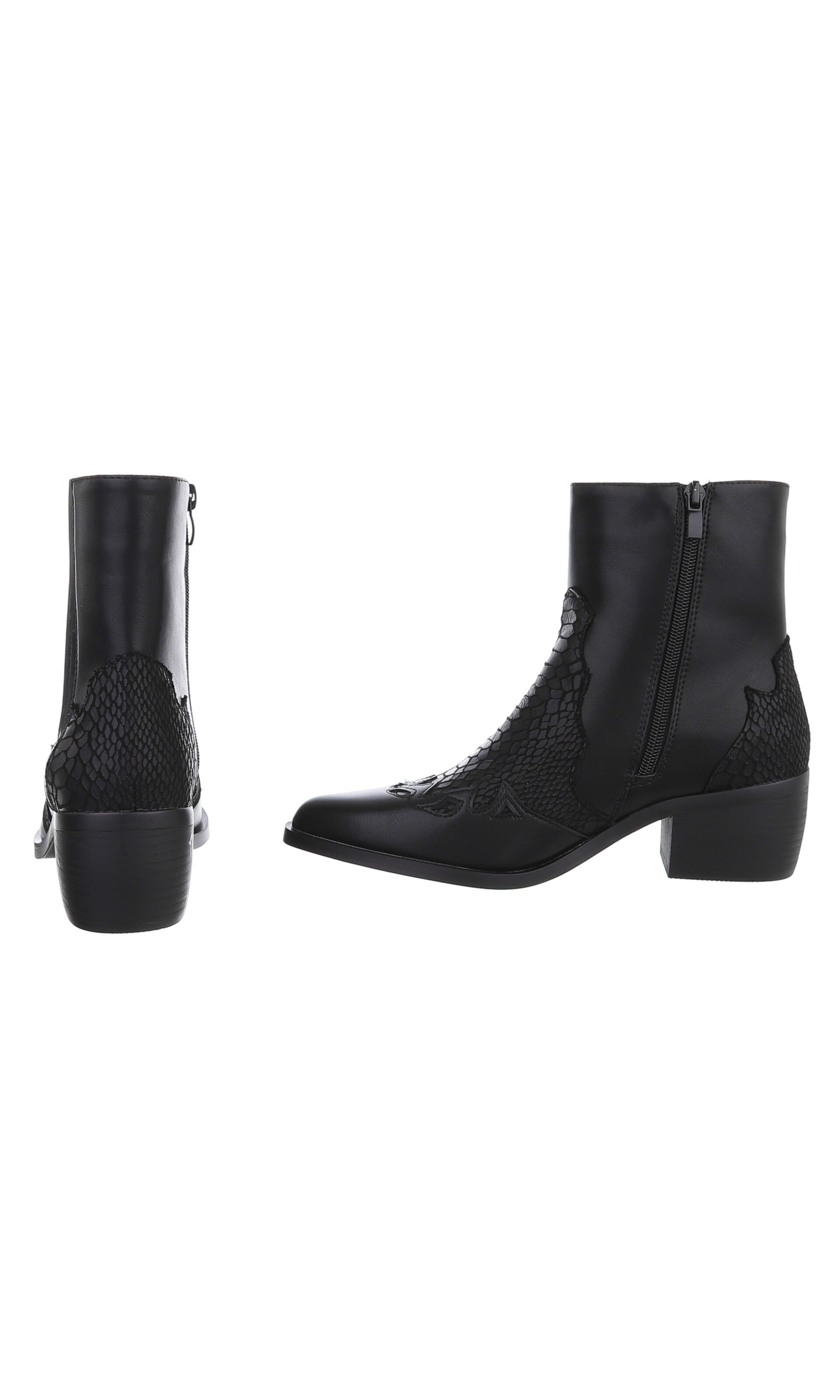 Ital-Design Boots in Black