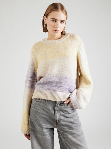 Pull-over 'Jenna' Lindex en jaune : devant