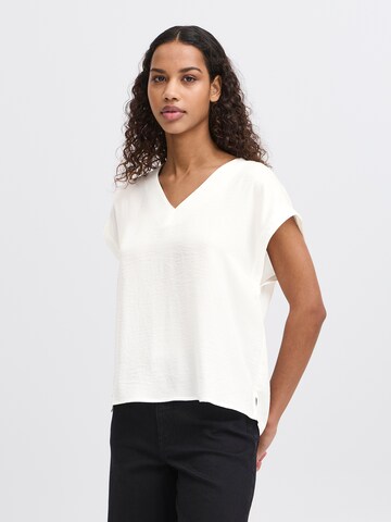 Camicia da donna 'IHCRISSY' di ICHI in beige: frontale